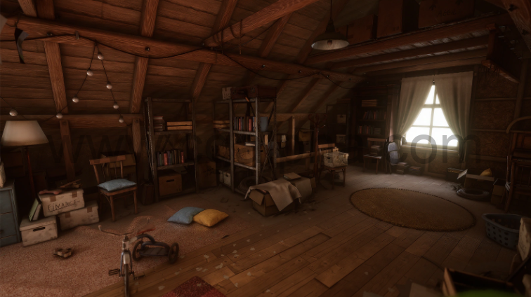 【UE4】家具储藏道具老古董Grandpa’s Attic