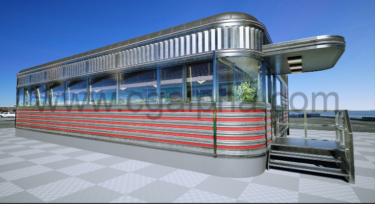 【UE4】美式餐厅 American Style Diner