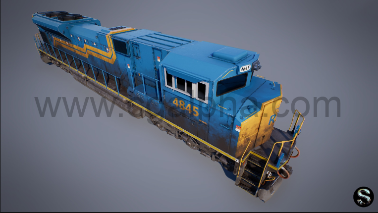 【UE4】火车车厢资产素材 Train Pack