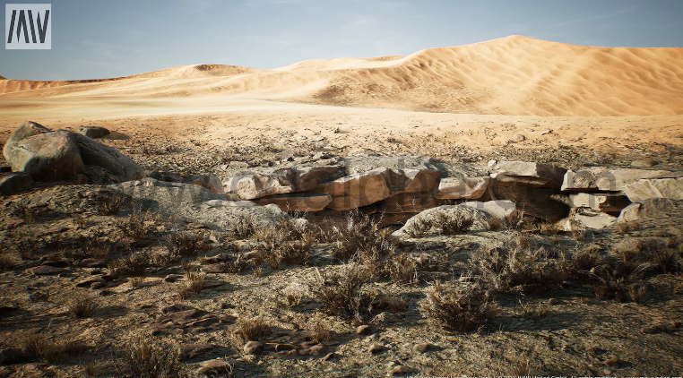 【UE4】沙丘沙漠景观资产素材-Dune Desert Landscape