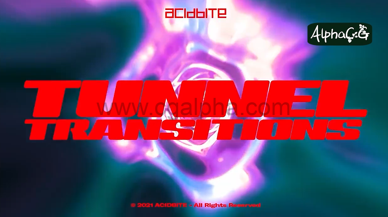 【视频素材】-24组隧道穿越蛇形转弯运动特效转场4K视频素材