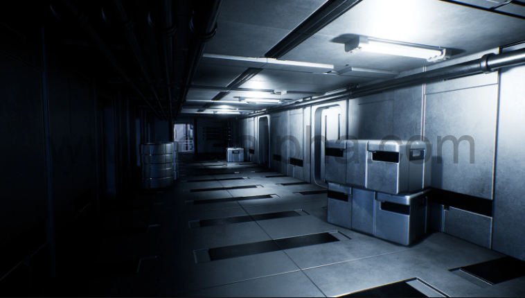 【UE4】科幻内饰包Sci-Fi Interior Pack