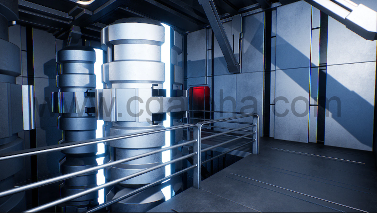 【UE4】科幻内饰包Sci-Fi Interior Pack