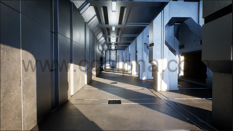 【UE4】科幻内饰包Sci-Fi Interior Pack