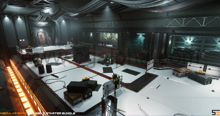 【UE4】模块化科幻第 2 季入门包Modular SciFi Season 2 Starter Bundle