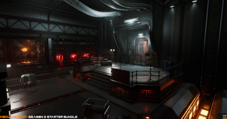 【UE4】模块化科幻第 2 季入门包Modular SciFi Season 2 Starter Bundle