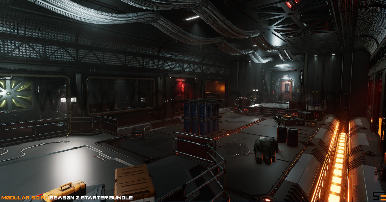 【UE4】模块化科幻第 2 季入门包Modular SciFi Season 2 Starter Bundle