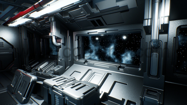 【UE4】模块化科幻内饰 Modular Sci-Fi Interior II