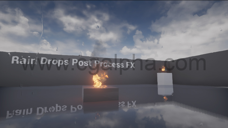 【UE4插件】雨滴Rain Drops