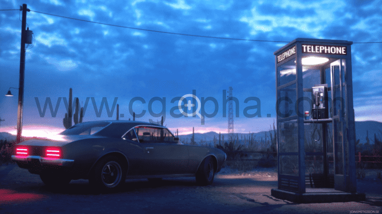 【UE4】沙漠加油站 Desert Gas Station