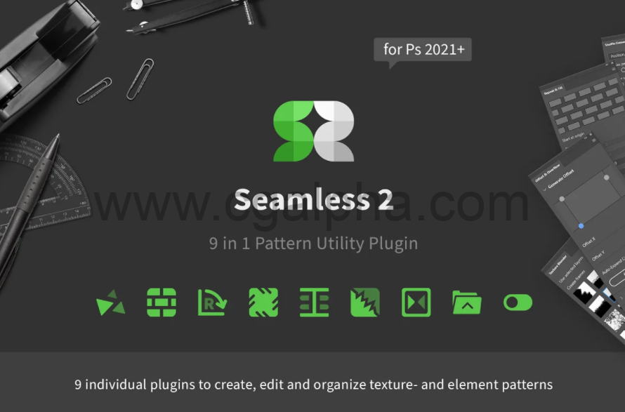 PS插件-无缝插件 Seamless 2无缝程序插件