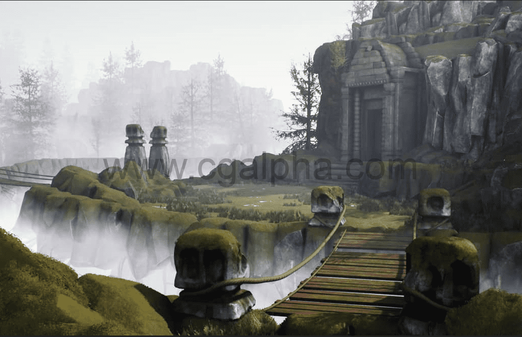 写实奇幻游戏场景环境创作