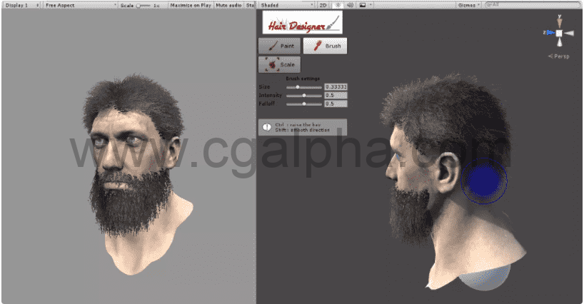 Unity插件-Hair Designer 头发毛发设计插件