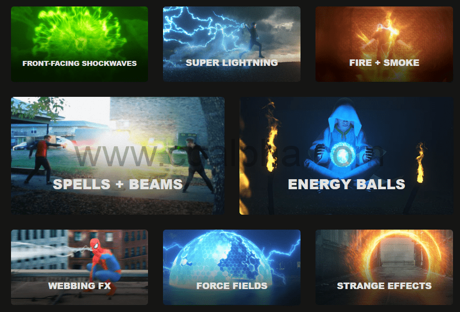 【视频素材】770组4K电流冲击波翅膀能量魔法特效合成视频素材