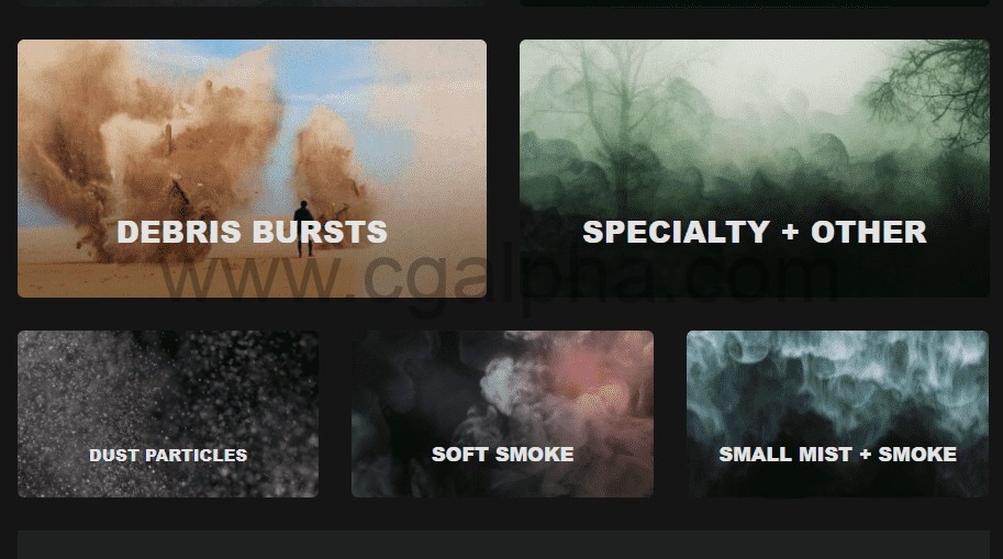 【视频素材】340组透明背景4K烟雾爆炸冲击波飘动环境氛围特效合成