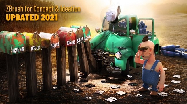 Artstation – ZBrush的创意300+视频系列