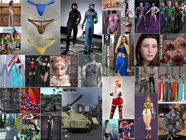 Daz 3D, Poser Bundle 2 May 2021