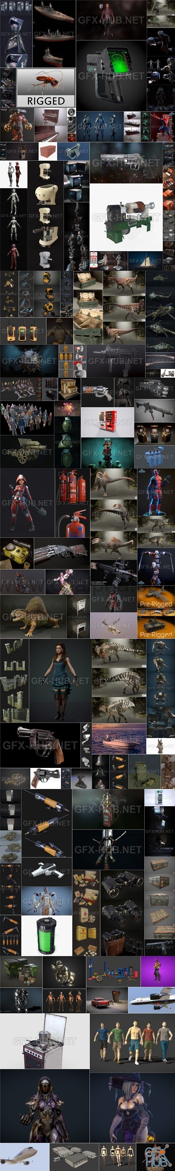 2020年5月PBR游戏3D-模型包