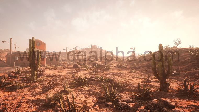 【UE4】后世界末日的沙漠 Post Apocalyptic Desert