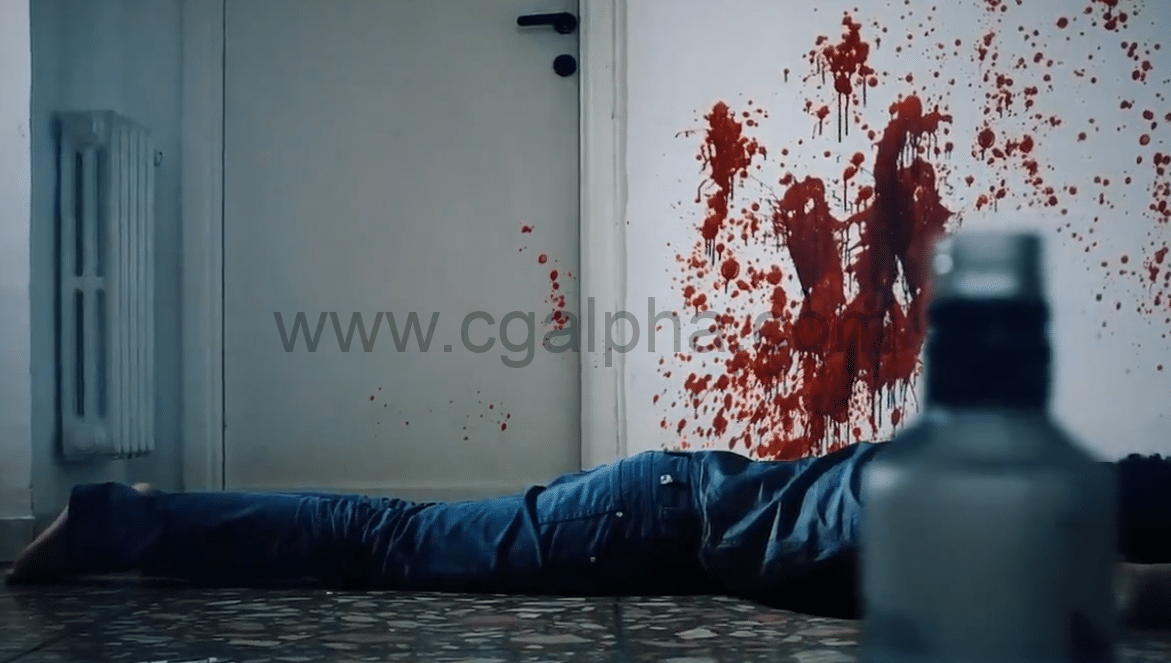 【视频素材】294个鲜血血液喷溅喷洒4K高清视频素材