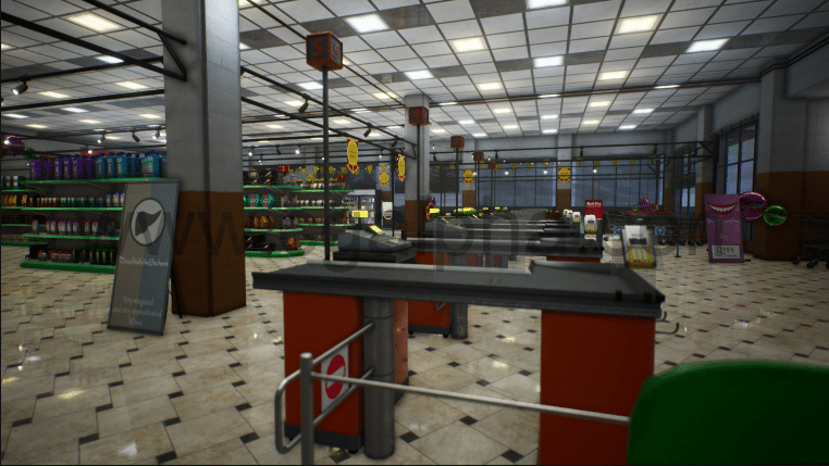 【UE4】超市模型资产 Supermarket