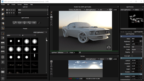 Lightmap – 用于HDR Light Studio的预设文件