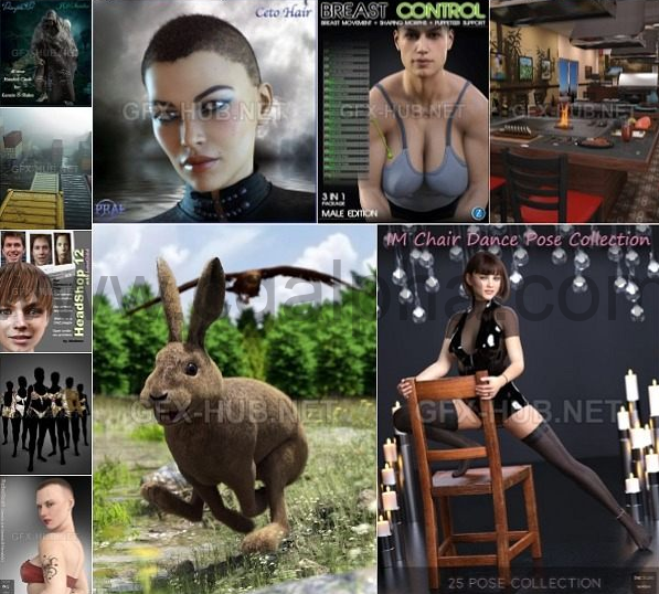 Daz 3D, Poser Bundle 4 April 2021