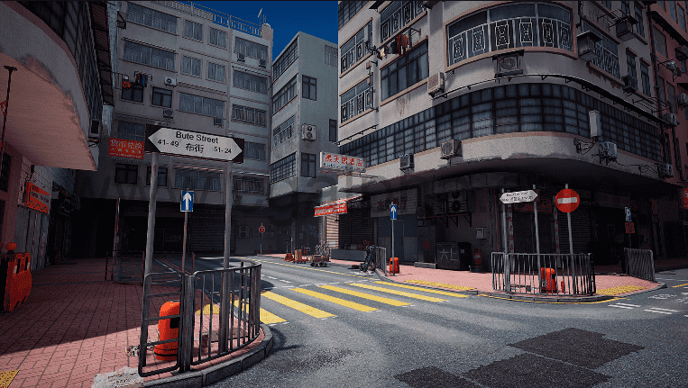 【UE4】香港街道 Hong Kong Street