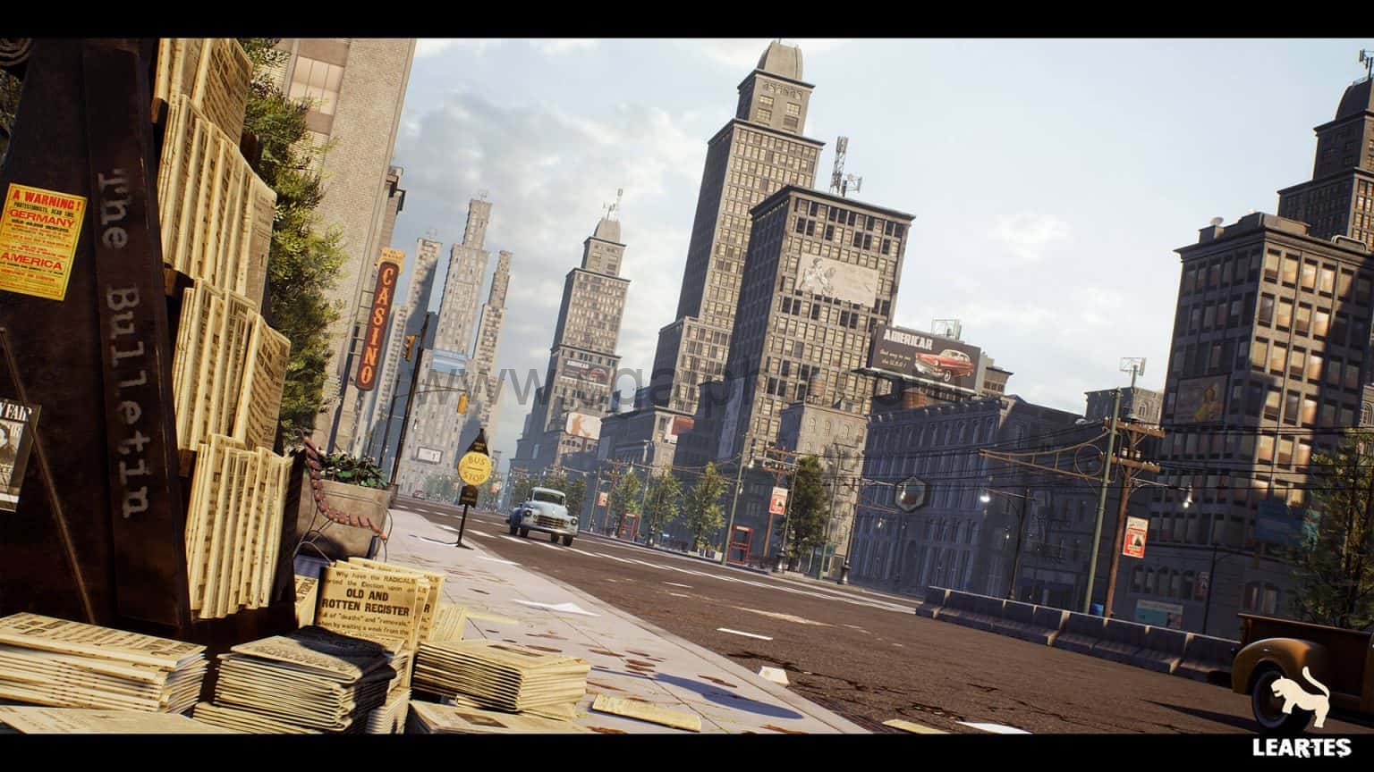 【UE4】20世纪50年代纽约市环境大礼包（含室内和人物模块）1950s NYC Environment Megapack