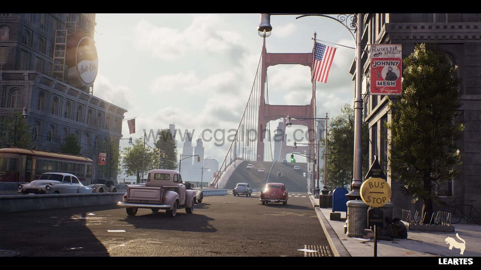 【UE4】20世纪50年代纽约市环境大礼包（含室内和人物模块）1950s NYC Environment Megapack