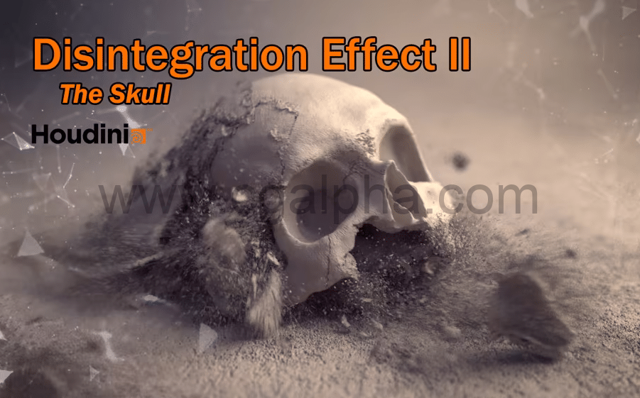 Houdini-瓦解消散特效Disintegration Effect II
