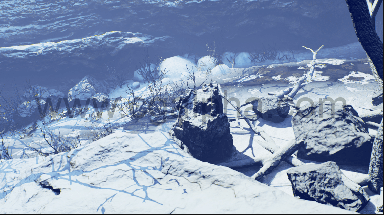 【UE4】冬季森林资产包Winter Forest Set