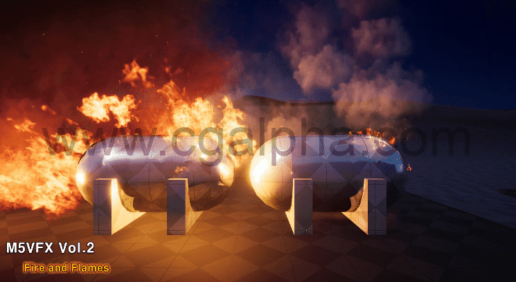 【UE4】火与火焰 M5 VFX Vol2. Fire and Flames