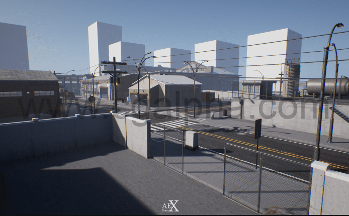 【UE4】工业园区资产包Industrial Area Environment Mega Pack