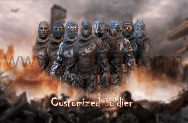 【UE4】PBR定制士兵PBR Customized Soldier