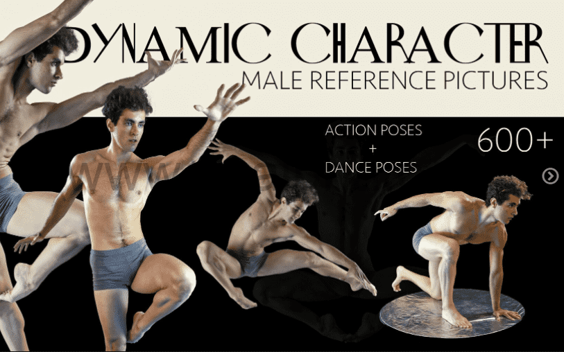 600+动感人物男参考图【动作姿势+舞蹈姿势】
