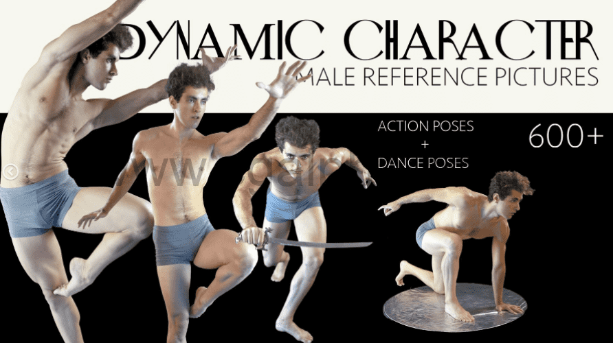 600+动感人物男参考图【动作姿势+舞蹈姿势】