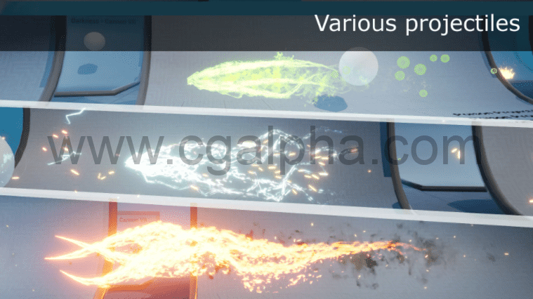 【UE4】程式化的视觉特效包Improve fights Stylized VFX Pack-Niagara