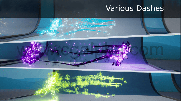 【UE4】程式化的视觉特效包Improve fights Stylized VFX Pack-Niagara