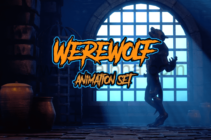 【UE4】狼人动画集Werewolf Animation Set