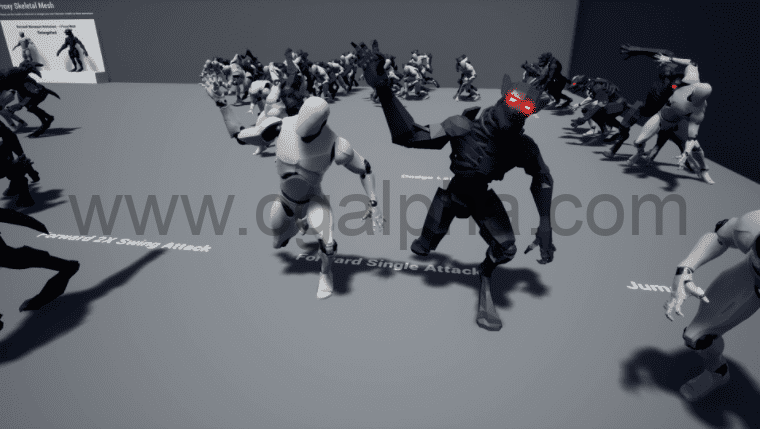 【UE4】狼人动画集Werewolf Animation Set