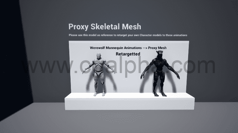 【UE4】狼人动画集Werewolf Animation Set