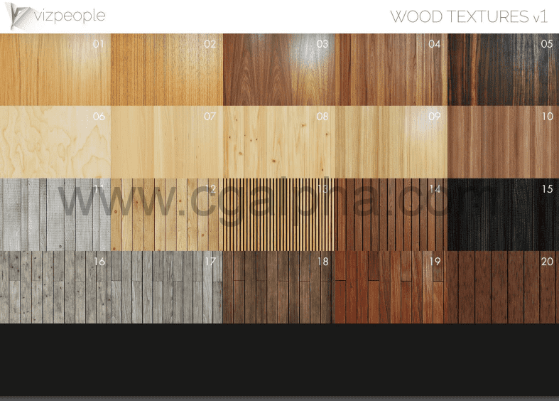 木质木板纹理 Vizpeople – Wood Textures V1