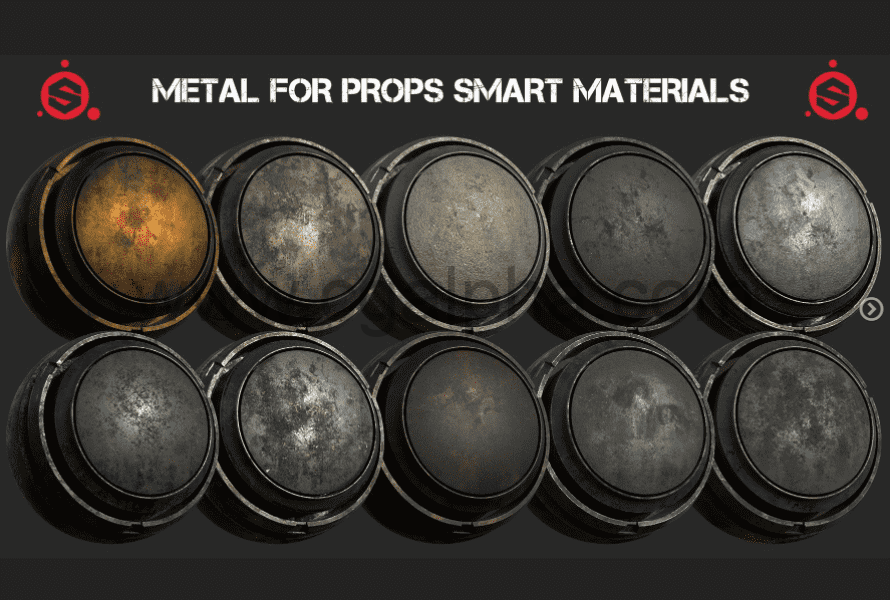 10种智能道具金属材质Metal for props