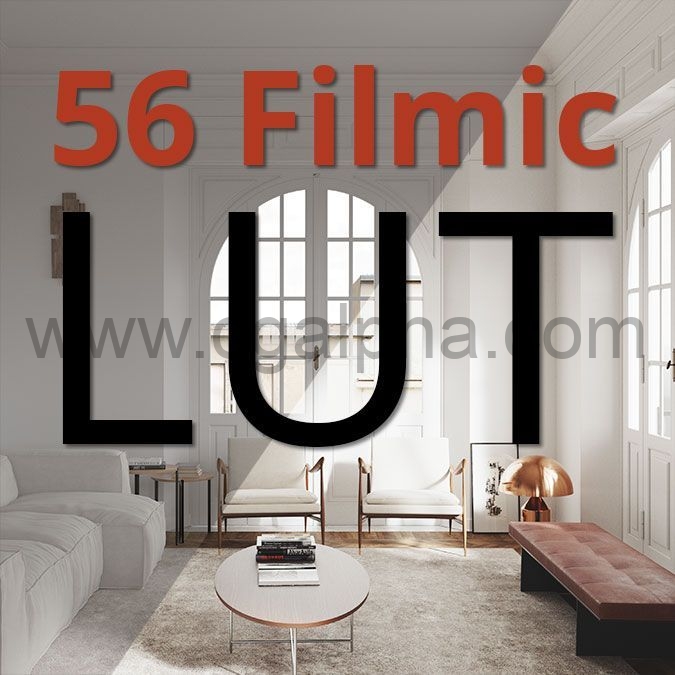 【电影 LUT】- 专业包56个用于渲染引擎和后期制作LUT调色预设