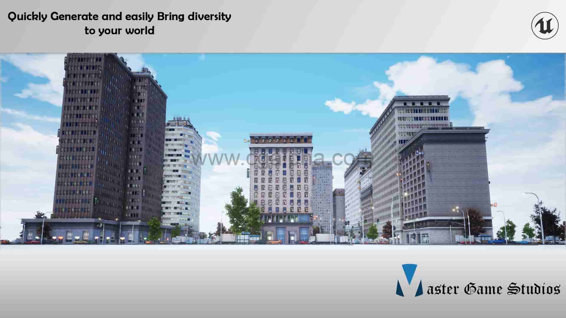 UE4插件-程序化建筑生成器Procedural Building Generator