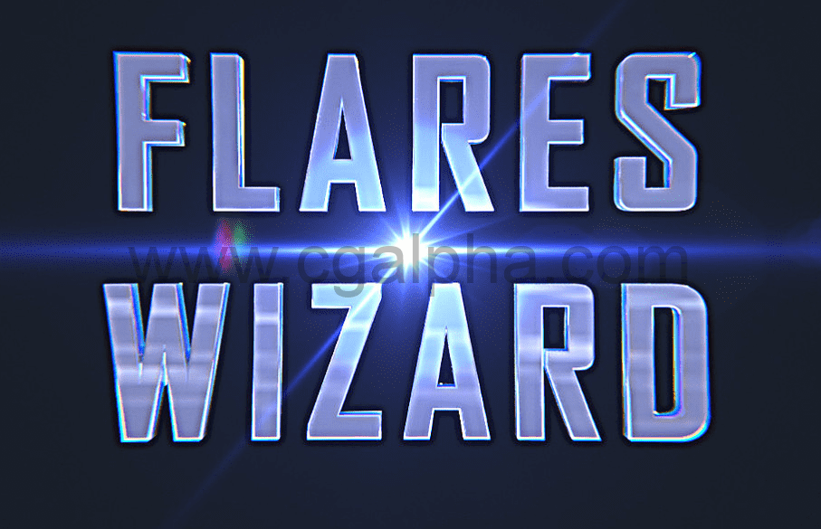 Blender插件 – 灯光插件镜头光斑眩晕Flares Wizard