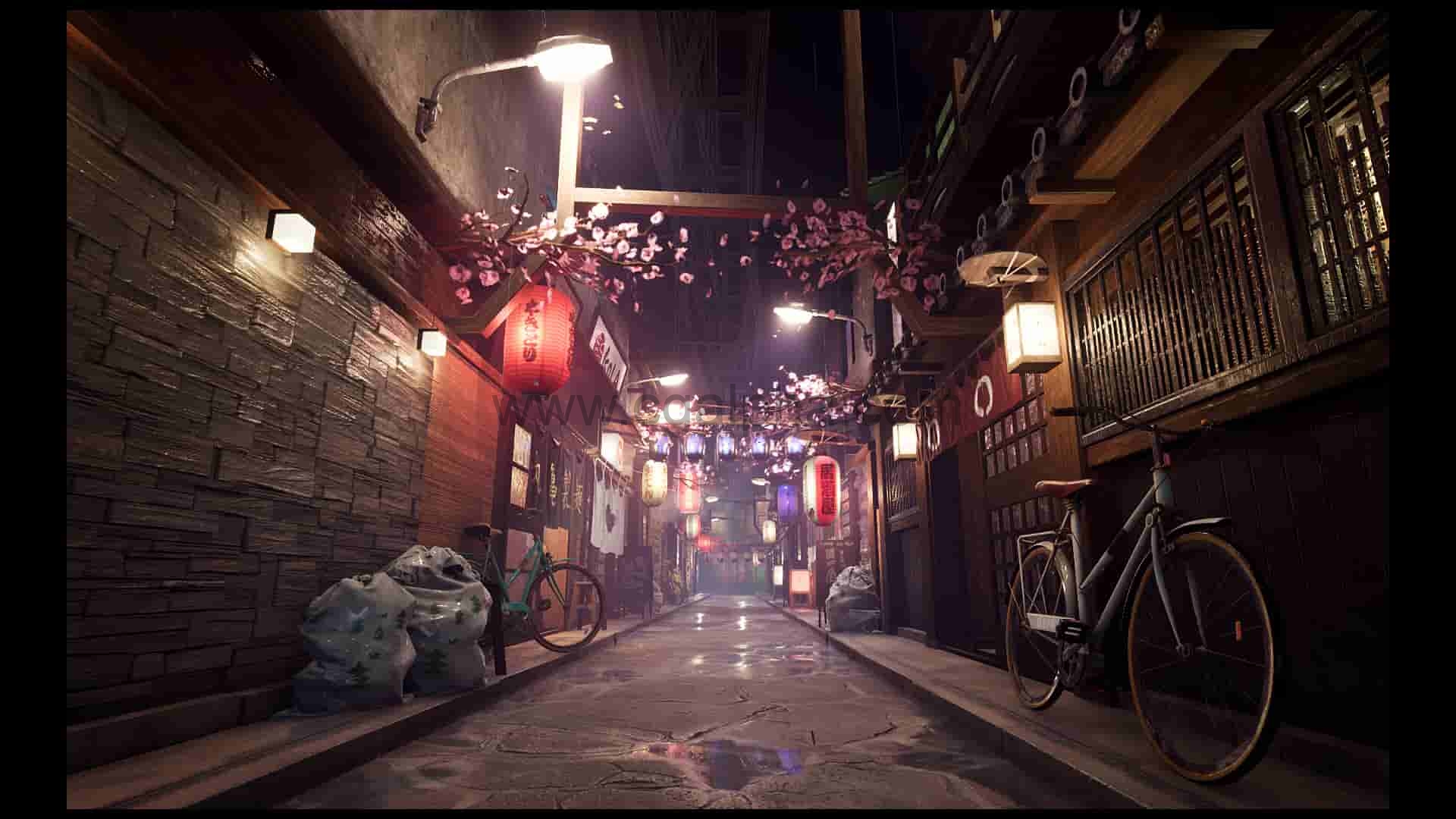 【UE4】小巷胡同环境包 alley environment pack