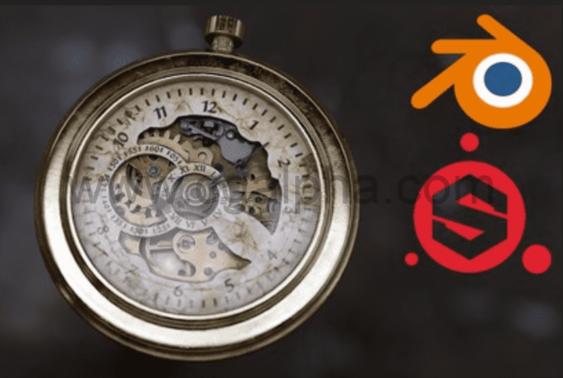 [字幕]Blender – 写实怀表建模材质教程