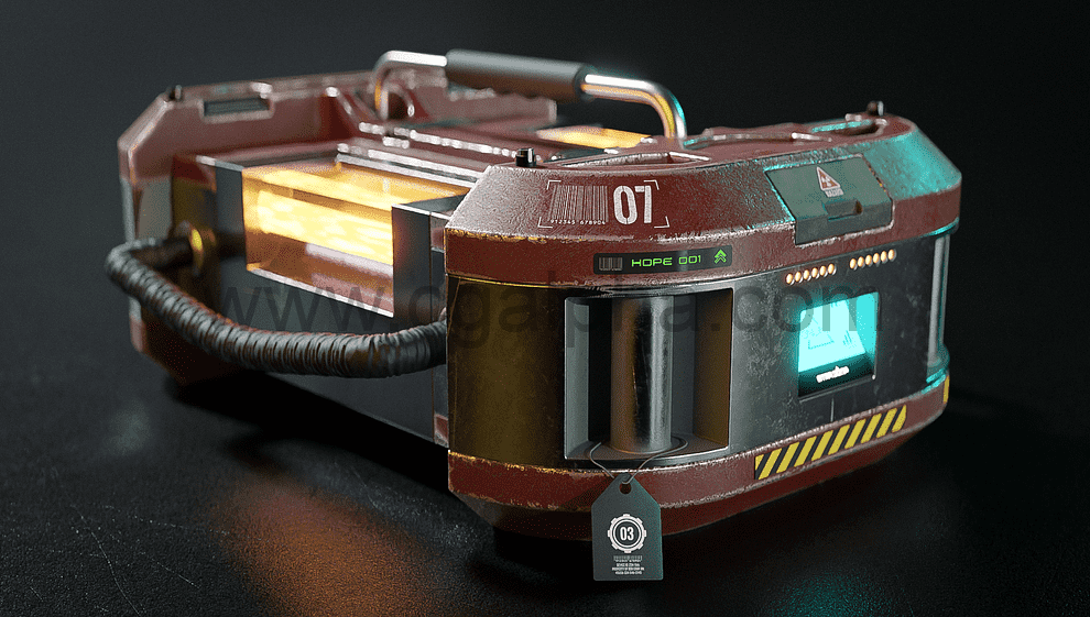 350种科幻贴图素材包 350 sci-fi decal pack +教程